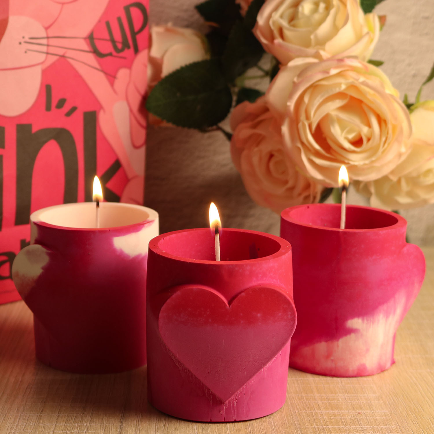 Soap Making Scents - Cinta cangkir lilin lilin beraroma cetakan
