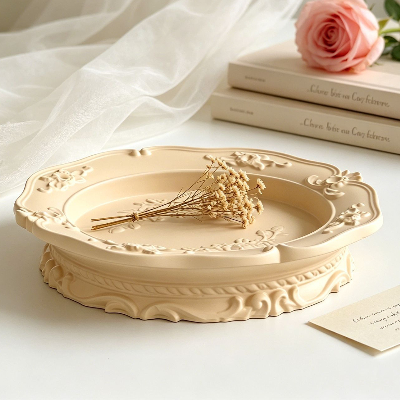 Soap Making Scents - Cetakan Silikon Renda Barok Vintage yang
