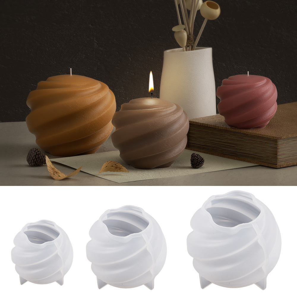 Soap Making Instructions - Cetakan lilin silikon Planet berputar 3D