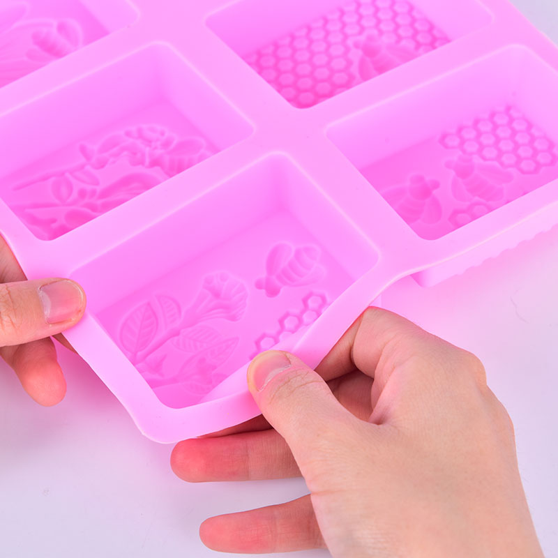 Soap Making Lye - Cetakan Sabun Silikon Lebah Madu 1pc,