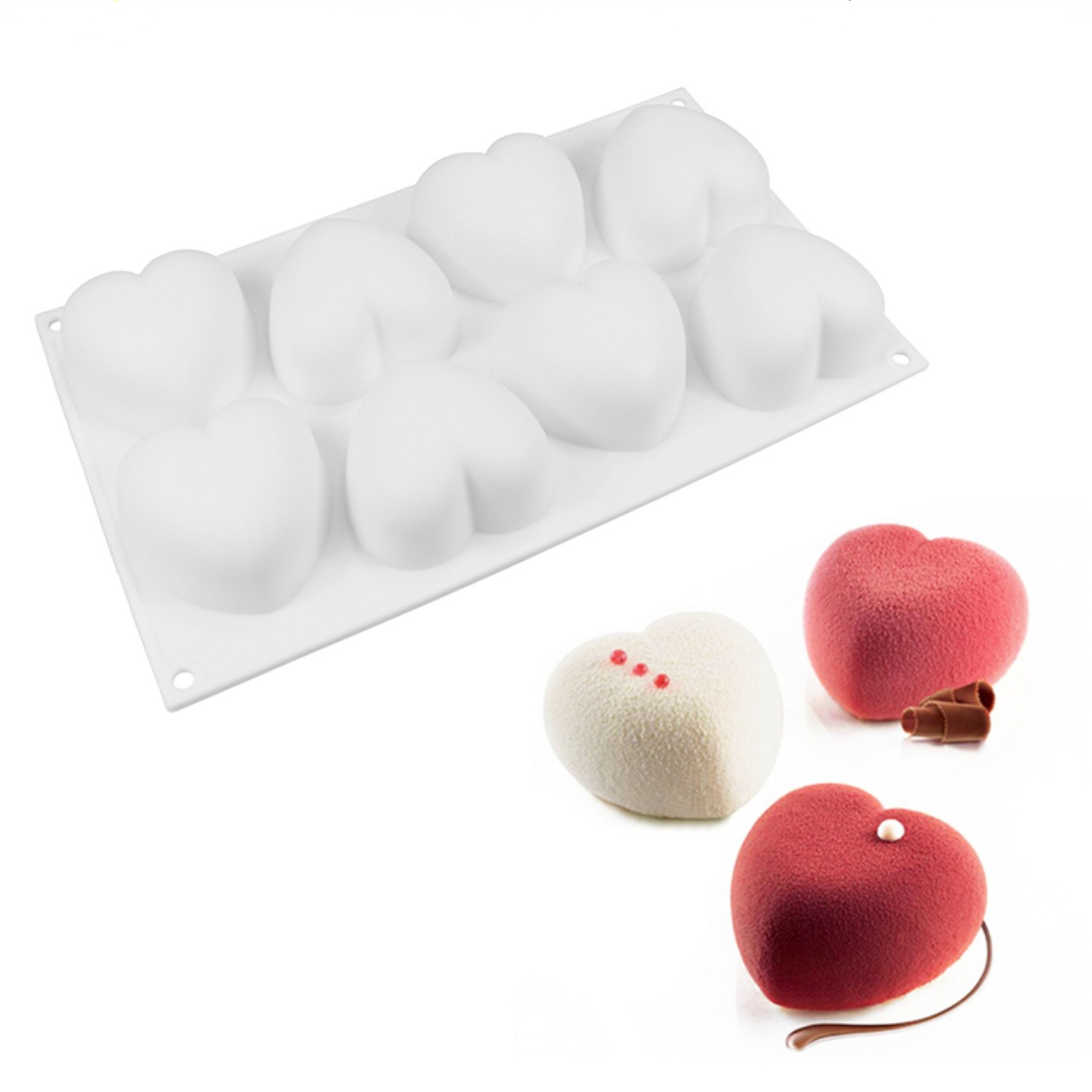 Soap Making Instructions - Love Heart cetakan sabun silikon buatan