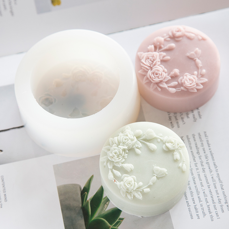 Soap Making Scents - Bentuk Bulat Bunga Mawar Buatan Tangan