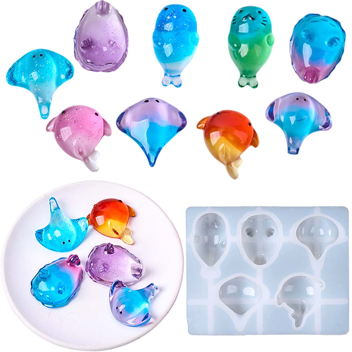 Soap Making Instructions - Cetakan Silikon Ikan Pari Kawaii 3D