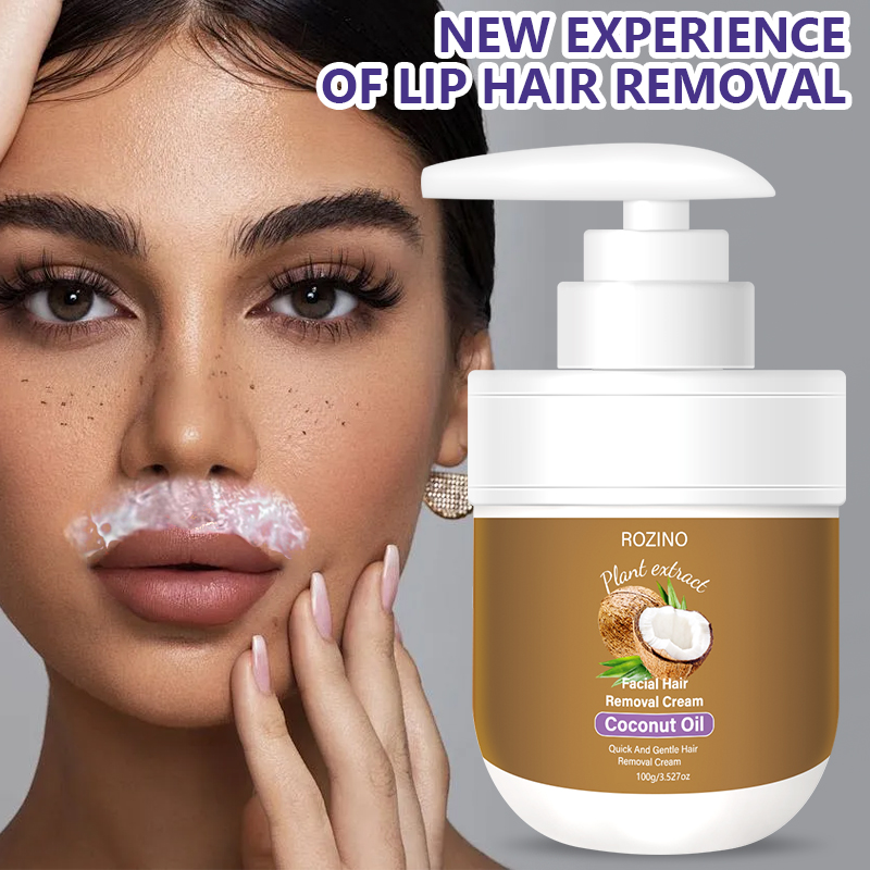 Coconut Oil Refined - Krim Penghilang Bulu Bibir Rozino dengan