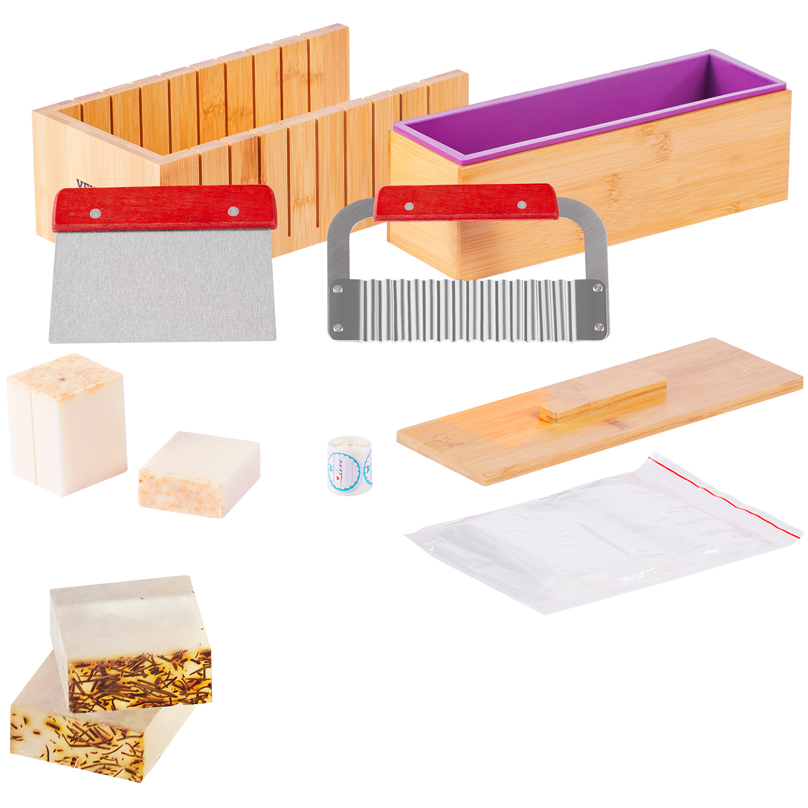 Soap Making Instructions - Kit Pembuatan Sabun VEVOR, Kotak Pemotong
