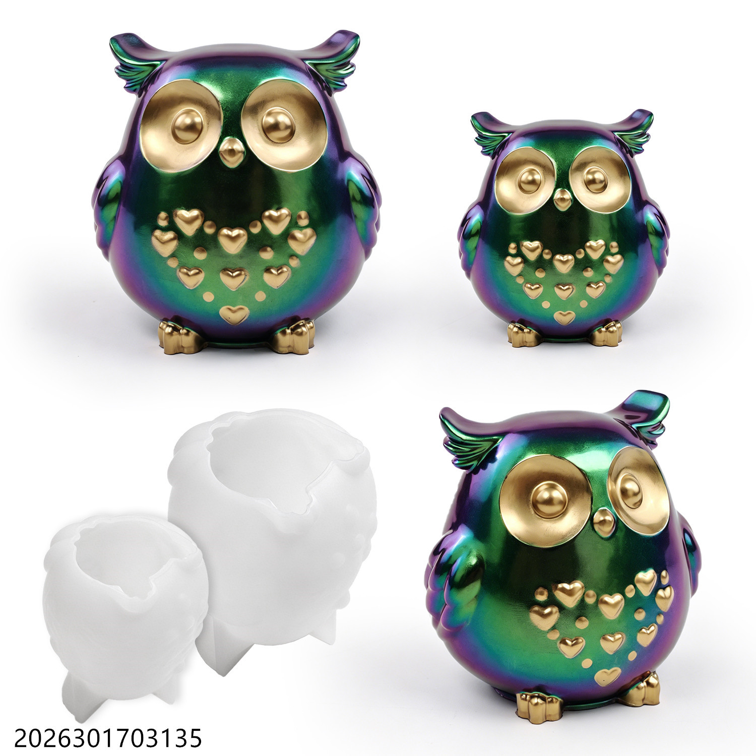 Soap Making Instructions - Cetakan Silikon Burung Hantu 3D Bentuk