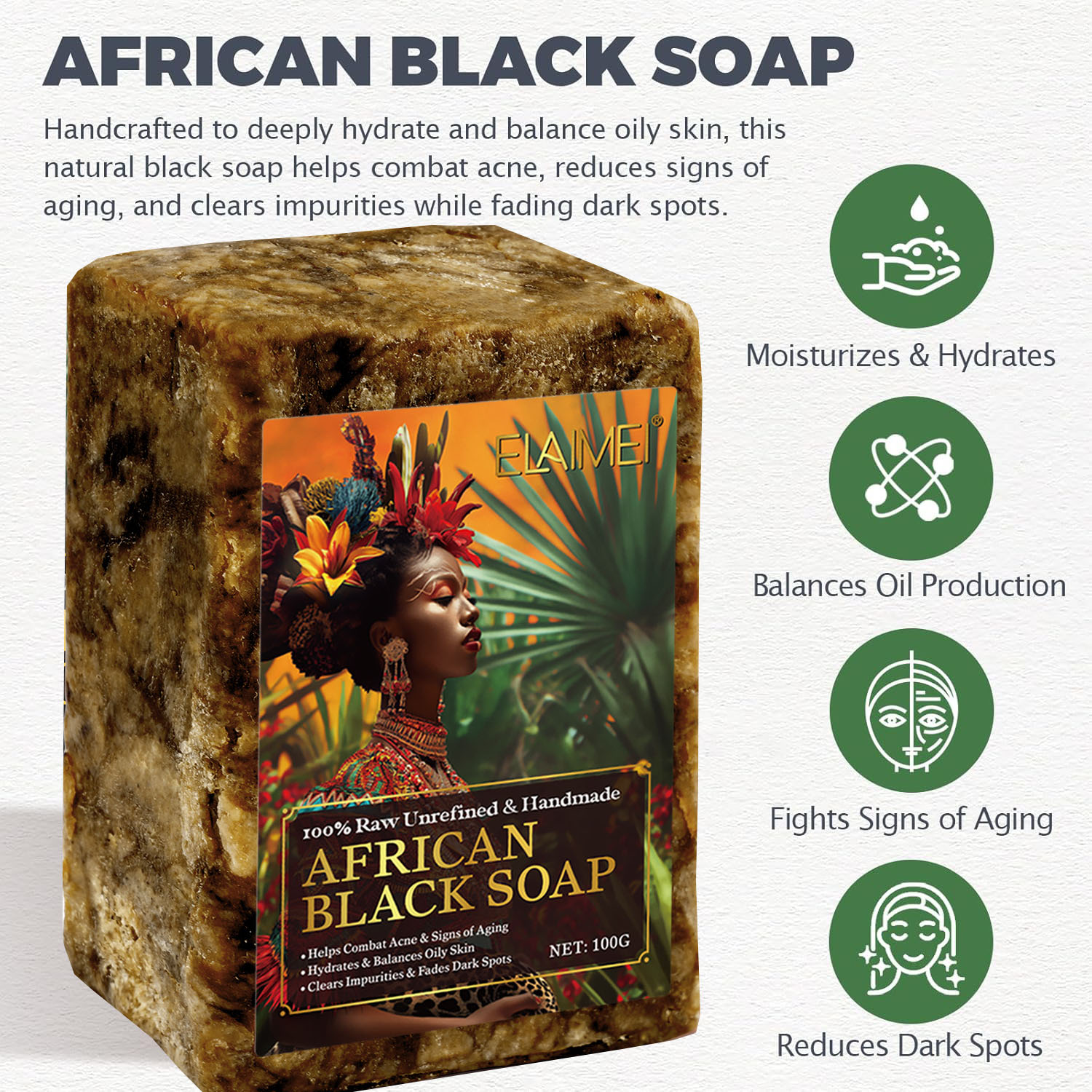 Sabun Hitam Afrika Mentah untu - Coconut Oil Refined ulasan dan harga