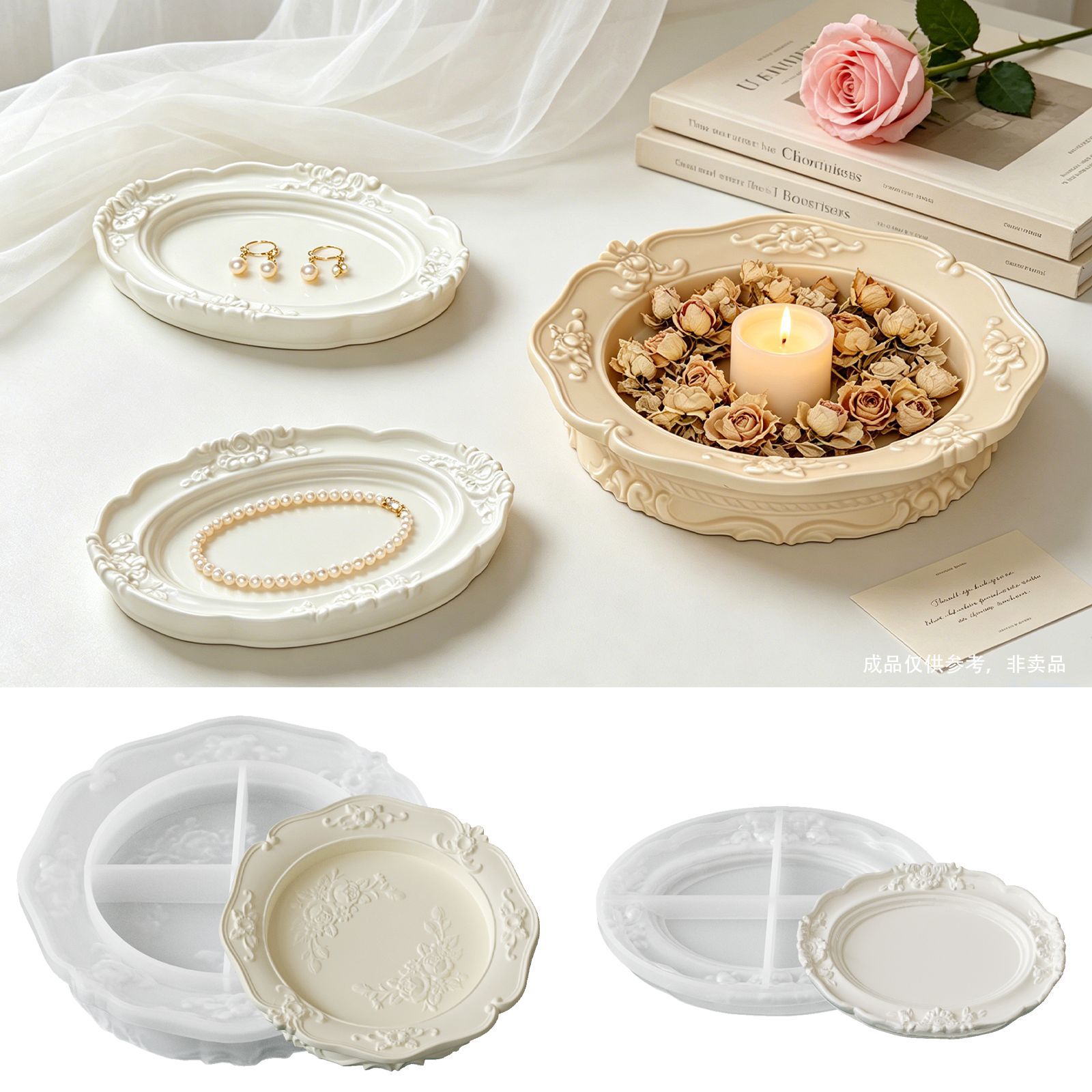 Cetakan Silikon Renda Barok Vi - Soap Making Scents ulasan dan harga