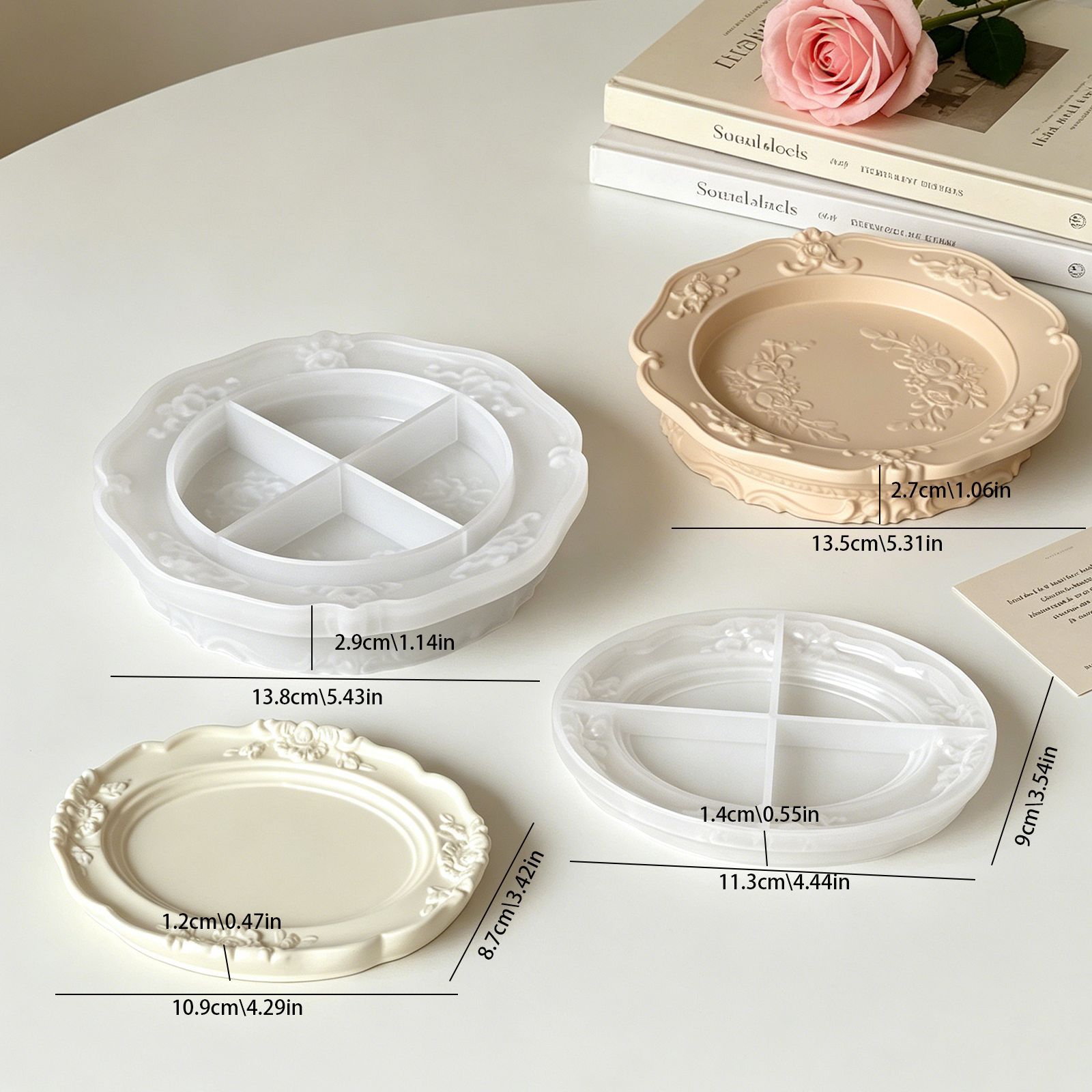 Cetakan Silikon Renda Barok Vi - Soap Making Scents ulasan dan harga