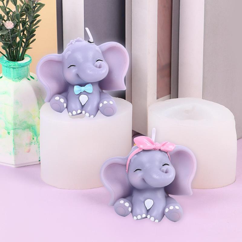 Cetakan Lilin Silikon Gajah 3D - Soap Making Lye ulasan dan harga