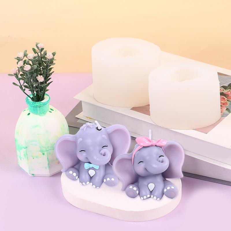 Cetakan Lilin Silikon Gajah 3D - Soap Making Lye ulasan dan harga