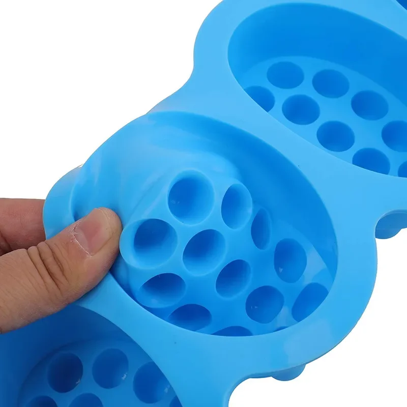 Cetakan sabun silikon 4-lubang - Soap Making Websites ulasan dan harga