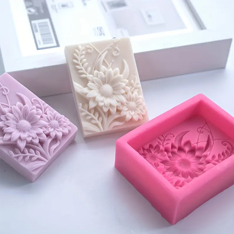 Cetakan Silikon Sabun Persegi  - Soap Making Lye ulasan dan harga