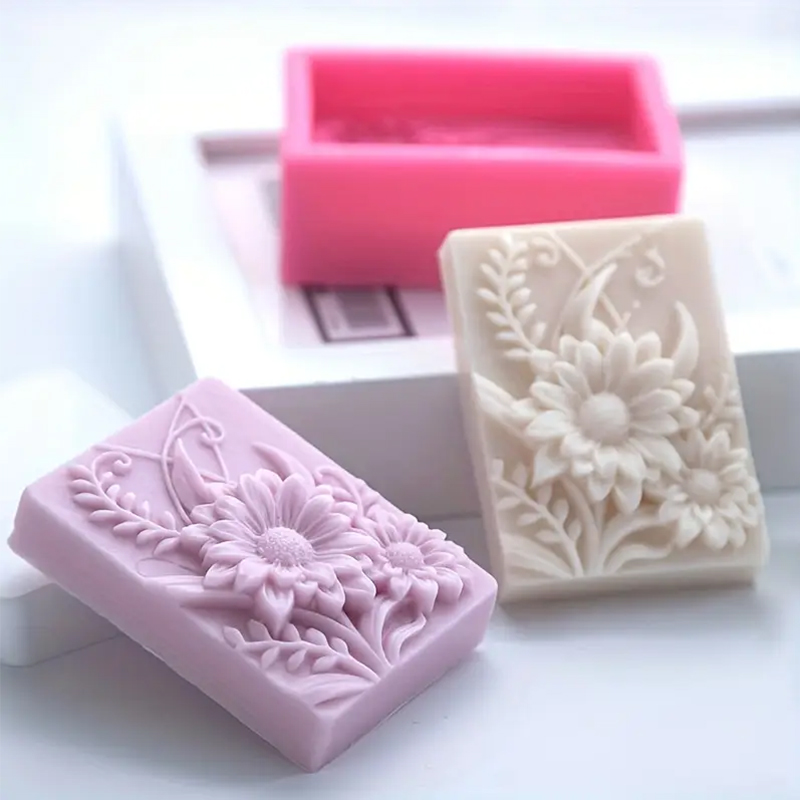 Cetakan Silikon Sabun Persegi  - Soap Making Lye ulasan dan harga
