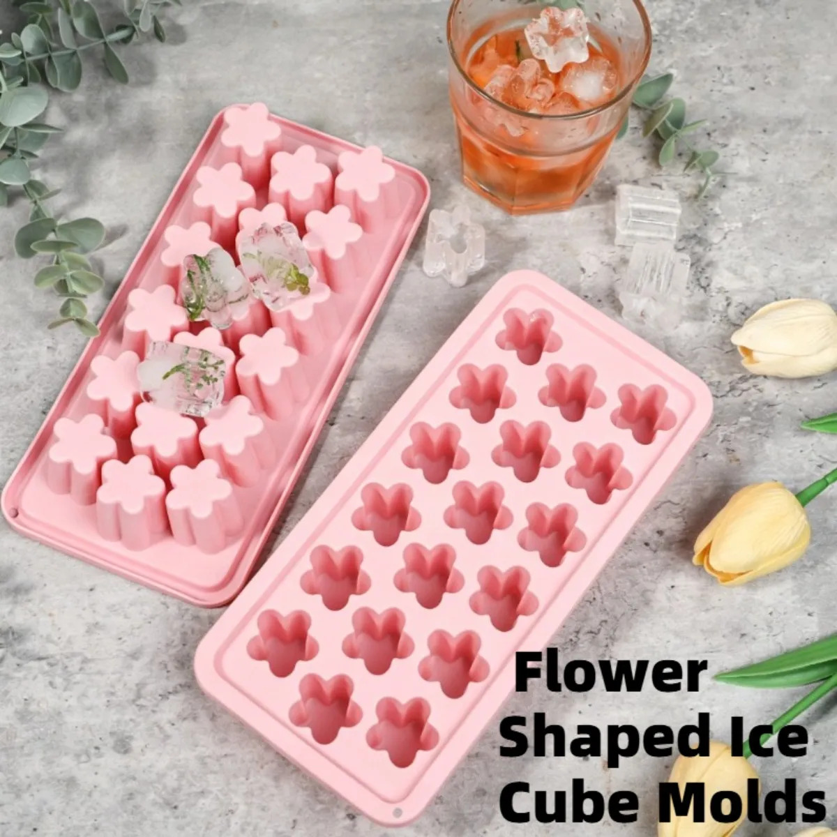 1 Buah Baki Es Batu Bunga deng - Soap Making Websites ulasan dan harga