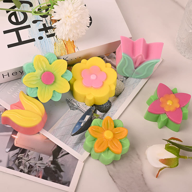 Cetakan kue bunga silikon 6 ro - Soap Making Websites ulasan dan harga