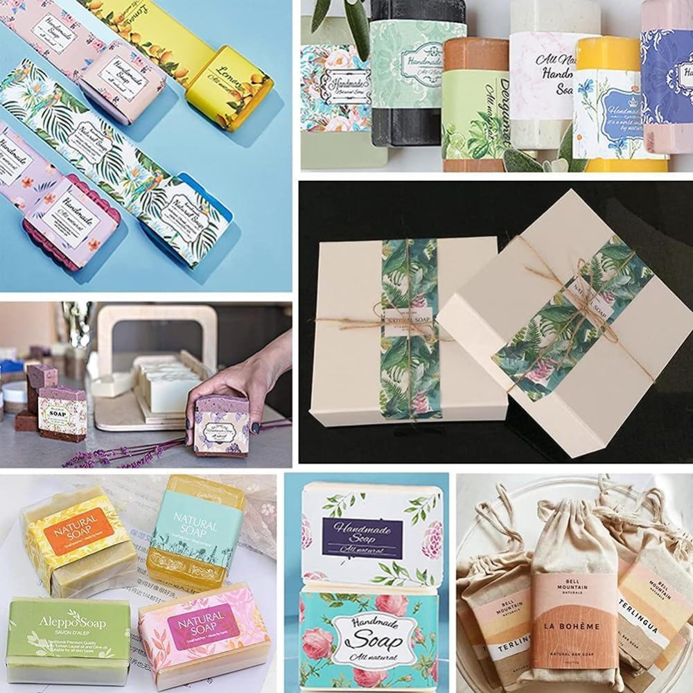 90PCS Label Pembungkus Sabun B - Soap Making Websites ulasan dan harga