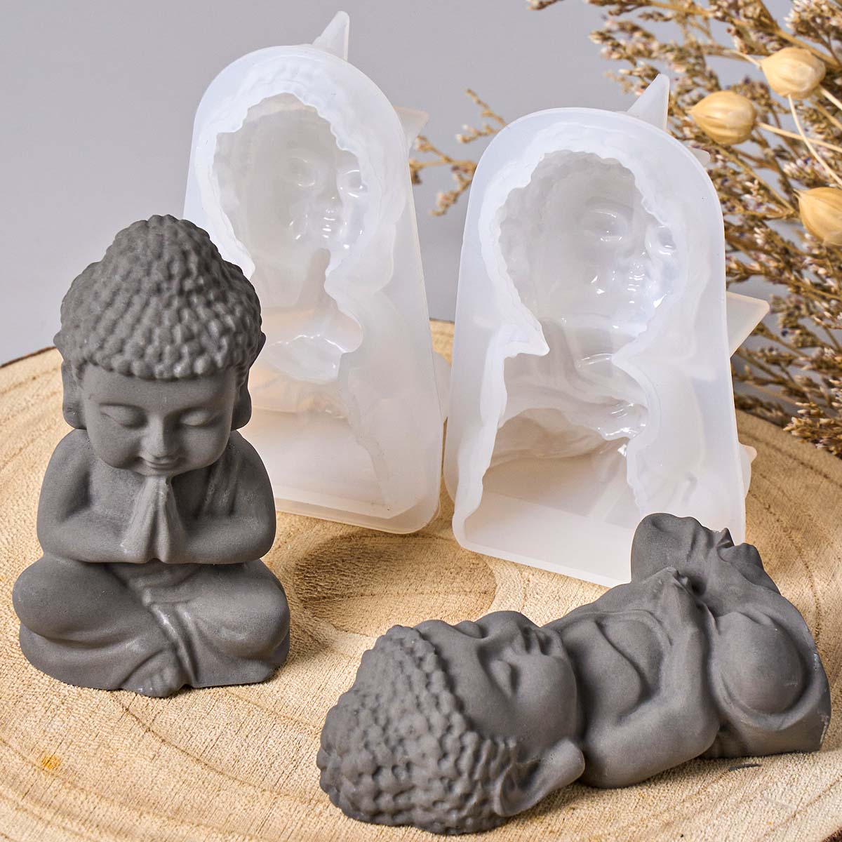 Cetakan Lilin Silikon Buddha K - Soap Making Instructions ulasan dan harga