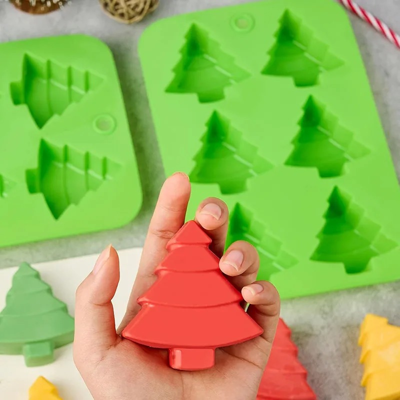 Cetakan Silikon Pohon Natal un - Soap Making Websites ulasan dan harga